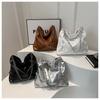 2024 New Spring Stylish Shoulder Crossbody Bag For Women Chic Street Style Pu Bucket Bag In Black/brown/silver/white