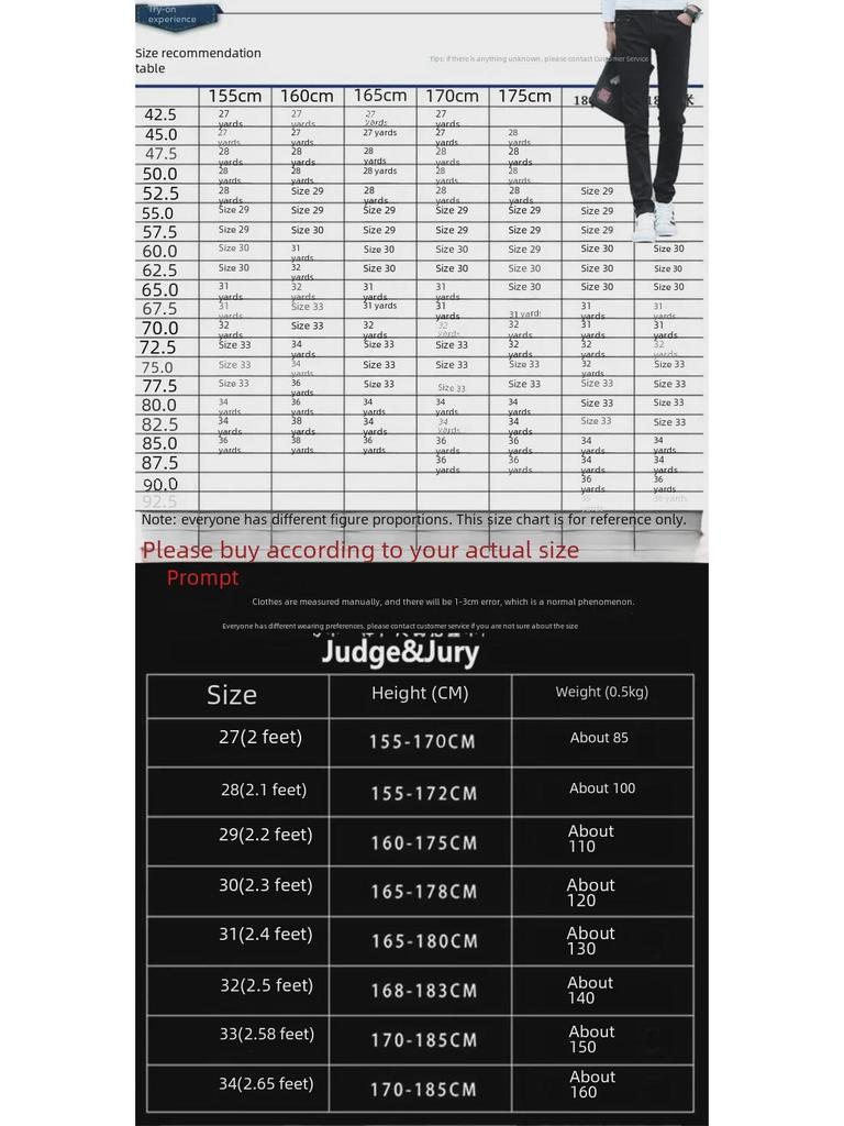 Men's Trendy Ripped Skinny Jeans - Spring Korean Style, Slim Fit, Nine-Point Length