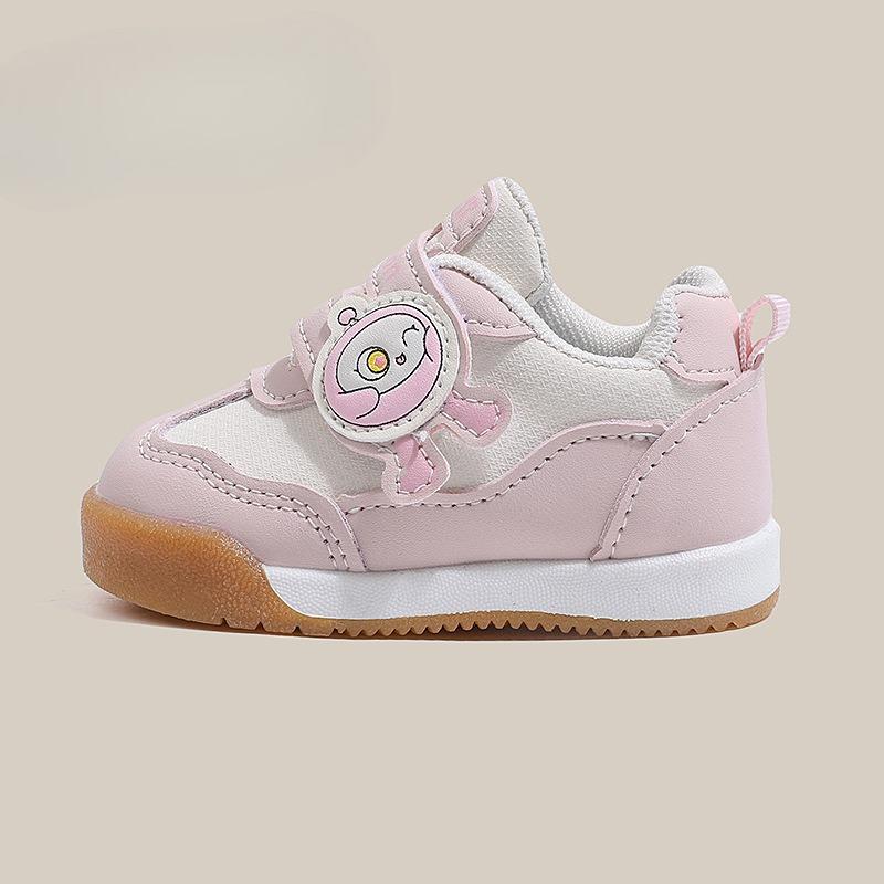 Walkers for Boys and Girls, Sports Shoes, Soft-soled Shoes, Anti-slip Shoes 15 розовый