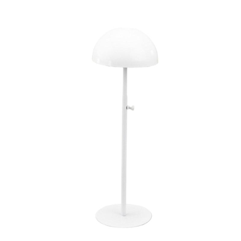 Adjustable Hat Holder Wigs Head Stand Practical Metal Home Hat Storage Stable Metal Stand for Hat and Wig Display