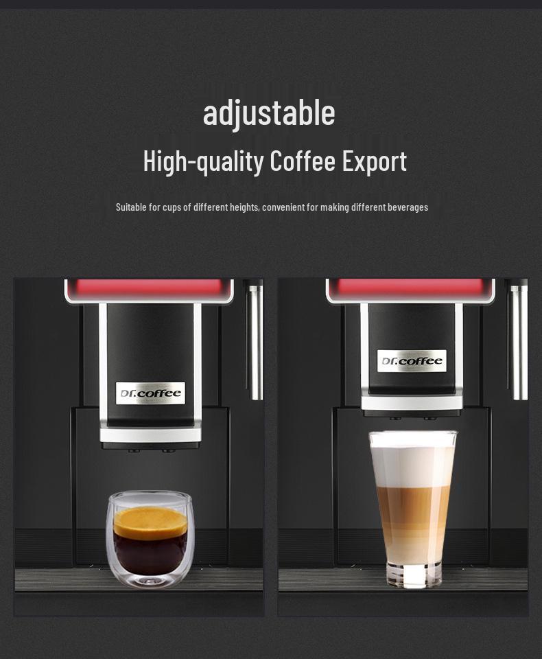 Dr. Coffee Minibar Automatic Coffee Machine with Grinder and Dual Pumps for Commercial Use
