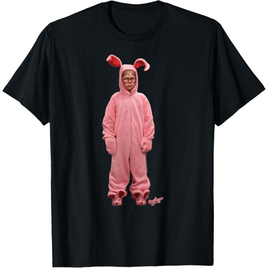 A Christmas Story Ralphie Pink Bunny Pink Nightmare T-Shirt XXXXXL чёрный