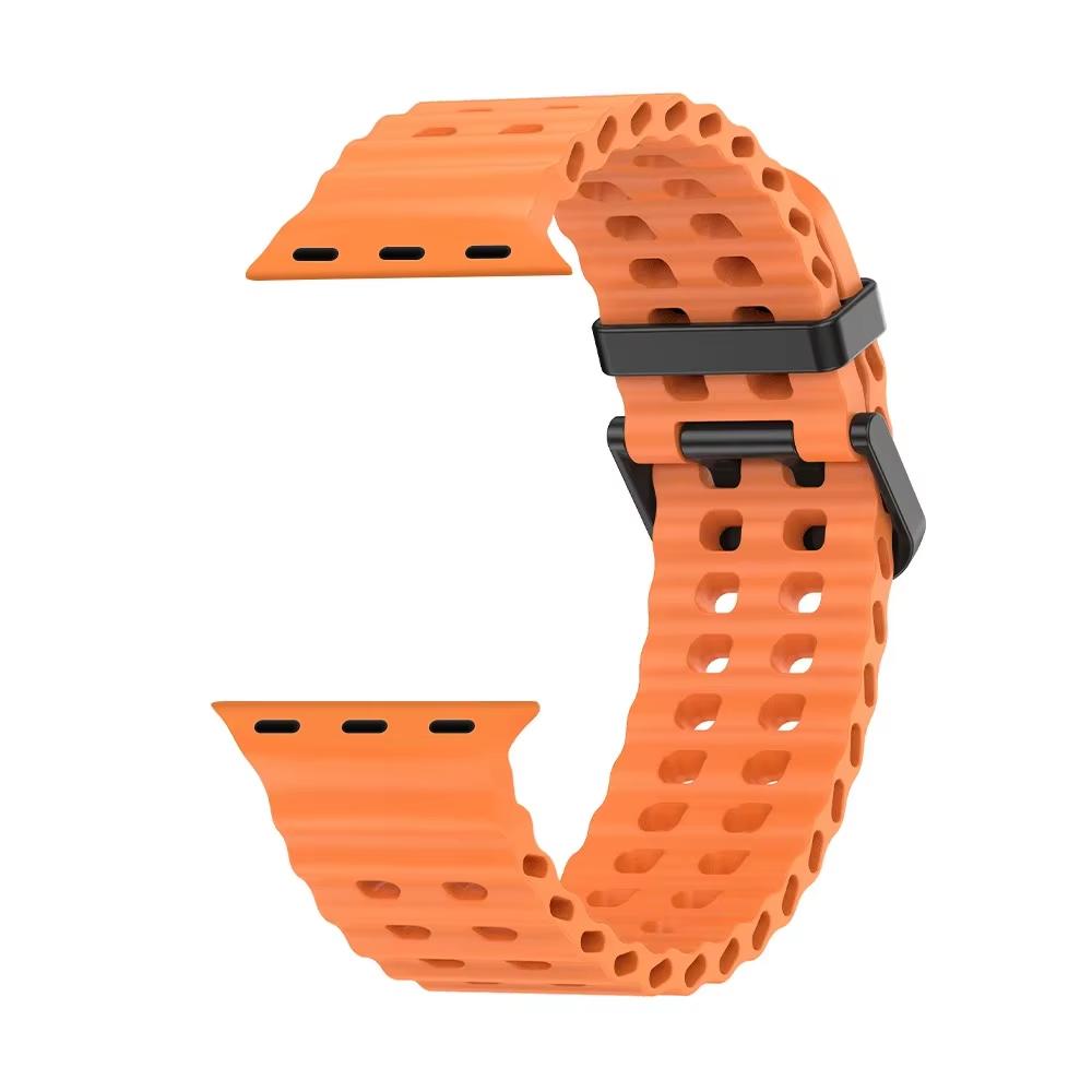 Oceanový řemínek pro Apple Watch 10 Pásek 44mm 45mm 41mm 49mm 42mm 46mm silikonový correa náramek iWatch série 5 7 6 3 se 8 Ultra 2 9
