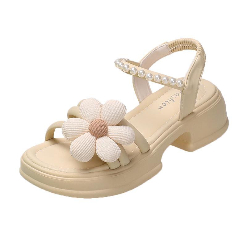 Platform sandals women's summer new versatile with skirt shoes women wear sandals outside