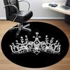 1pc Crown Chair Carpet for Office, Non-slip, Soft and Durable Office Rug for  Decoration, Perfect for Office yy260325083