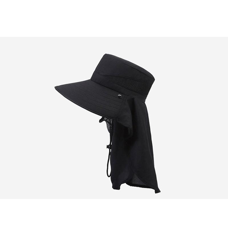 Hat Men's Outdoor Mountaineering Sunshade Fisherman Hat Summer Big Brim Breathable Sunscreen Fishing Hat
