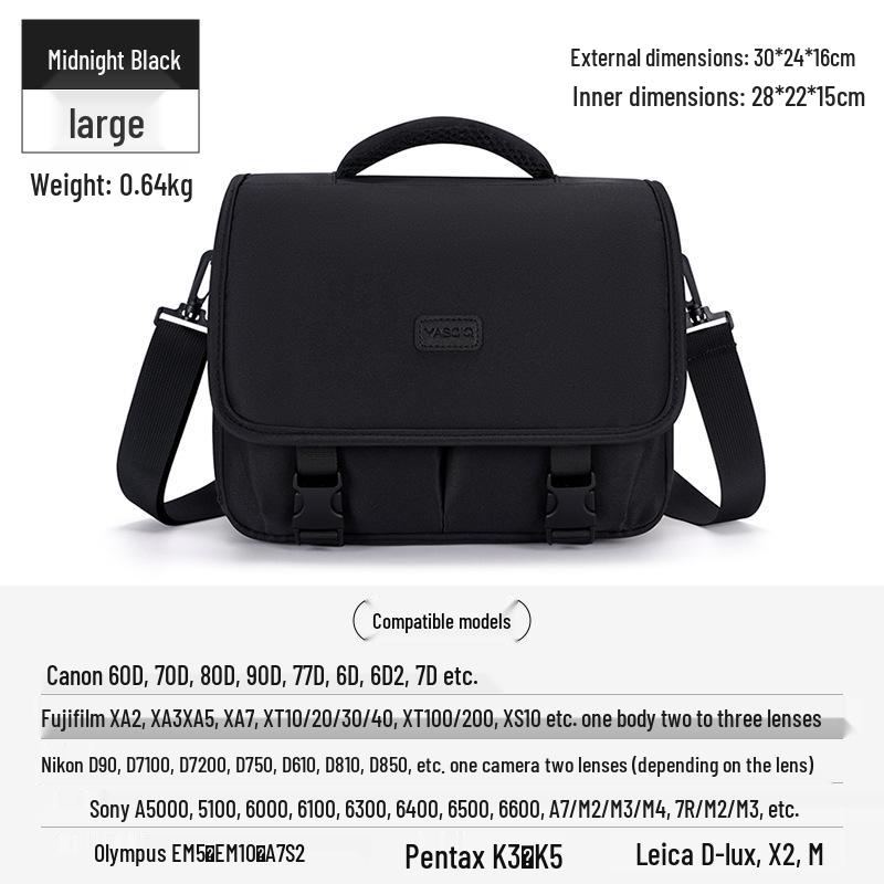 DSLR & Mirrorless Single Shoulder Camera Bag for Fujifilm XS10/XT100, Sony, EOS