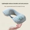 Outdoor Inflatable U Shape Neck Pillow Travel Airplane Car Camping Cervical Support Press Portable Comfort Long Trip Pillow