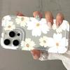 Fresh Little White Flower Is Suitable for iPhone12promax Apple 11 Mobile Phone Case XR/XS Anti-drop 13/14 Silicone 15.