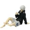 In Stock Blue Lock Nagi Seishiro Sitting Action Mobile Phone Figure Doll Tabletop Model Anime Peripheral Creative Christmas Gift