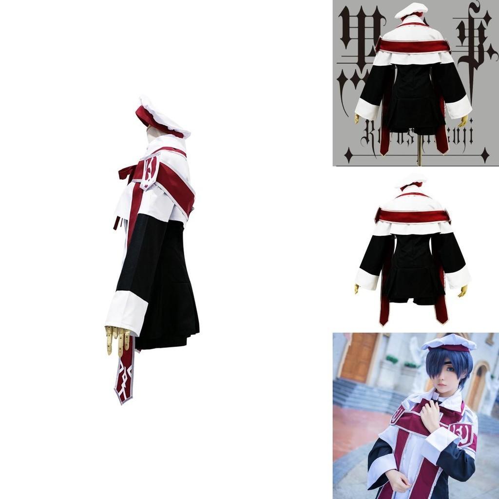 Elegant Black Butler Ciel Phantomhive Anime Cosplay Costume Set For Women