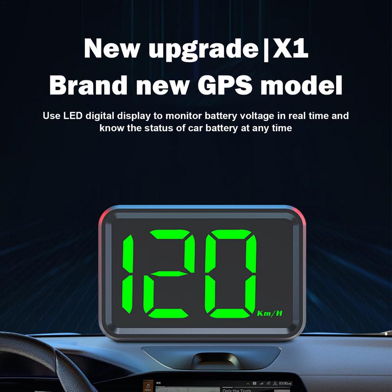 Car Hud Head Up Display Electronic Hud Projector Head Up Display Mini Digital Speedometer With 3.2-Inch LED Screen Hud For