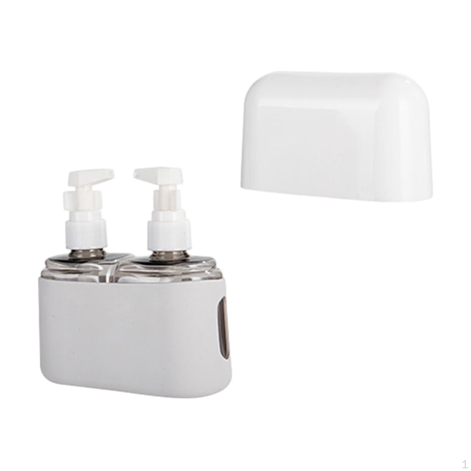 

Дорожные бутылки для туалетных принадлежностей Пустой многоразовый контейнер для туалетных принадлежностей Многоразовый шампунь Гель для душа 2pcs gray