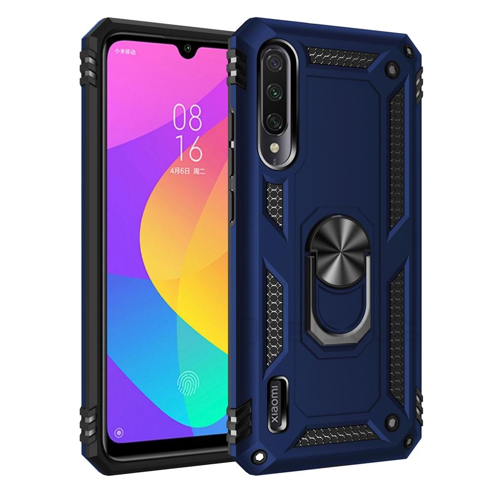 Luxury Armor Soft Shockproof Case For Xiaomi Mi A3 Silicone Bumper Hard Cover For Xiaomi Mi CC9e Metal Ring Cases