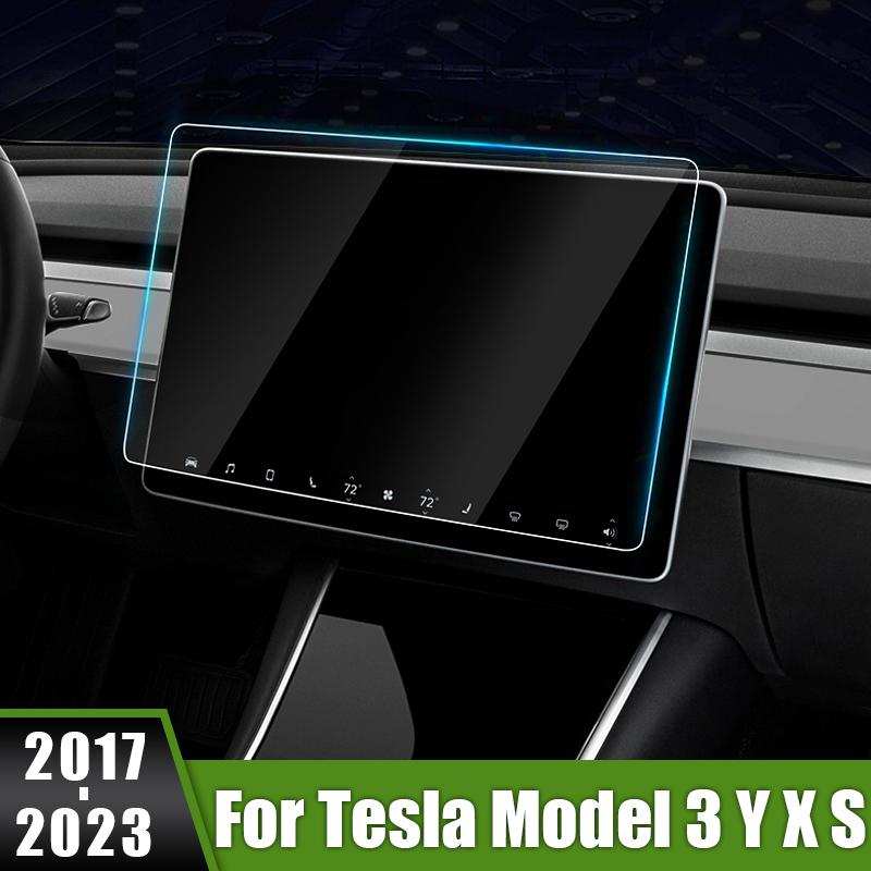 

Для Tesla Model 3 YXS 2017-2022 2023 закаленное стекло автомобильной навигации ЖК-дисплей с сенсорным центром Защитная пленка для экрана