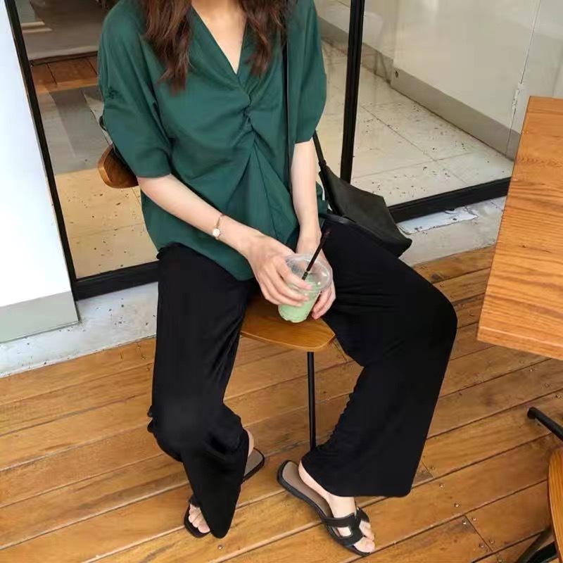 Spring-Summer 2026 Plus Size Maternity Wide-Leg Modal Pants 2XL