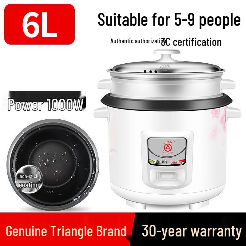 Triangle Rice Cooker: Mini Multi-Function Pot for Steaming & Cooking