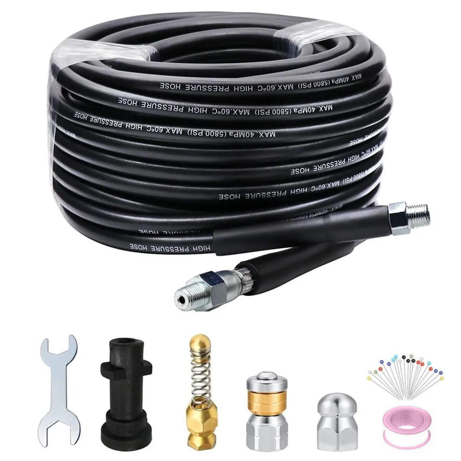 

15M High Pressure Replacement Hose Cleaning Quick Coupling Hose One Size