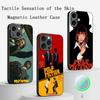 Classic Movies Pulp Fictions Poster Phone Case For iPhone 16 15 14 13 12 11 Plus Pro Max High-end Luxury Magsafe Sheepskin