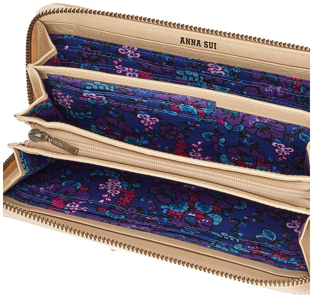 Serpent Round Long Wallet Gold [Anna Sui] Women's 316111-69