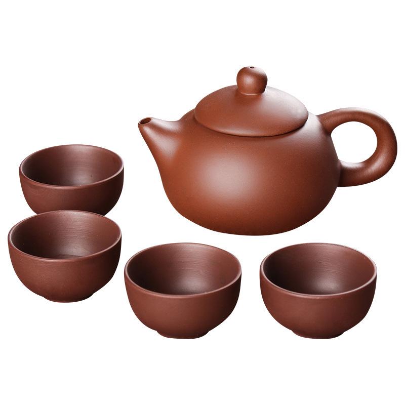 Small Capacity Yixing Xishi Pot: Handmade Purple Clay Teapot with Filter - Antique Style Kung Fu Tea Set