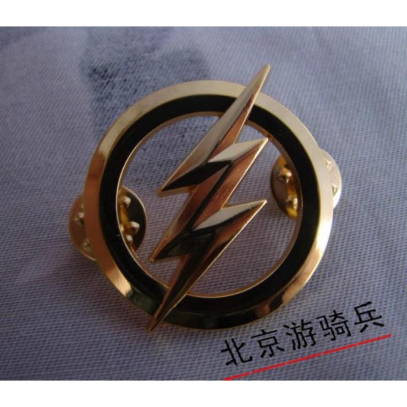 Metal Badge, American Flash Metal Badge, Personality Badge