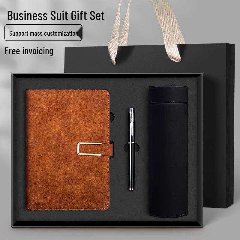 Luxury Logo Notebook Gift Set - Business Pages, Perfect for Corporate Souvenirs