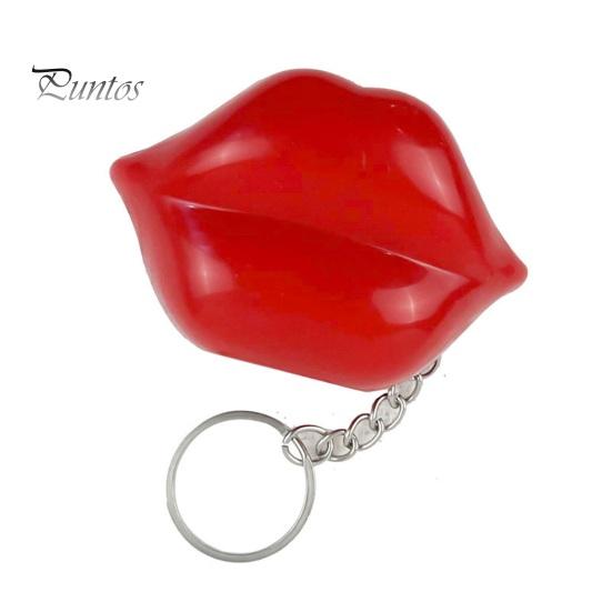 

Брелок-подвеска в форме красной губы. Гладкая нержавеющая сталь. Портативный забавный звук поцелуя. Брелок на батарейках. Украшение. Подвеска. Уличная рельефная игрушка. красный