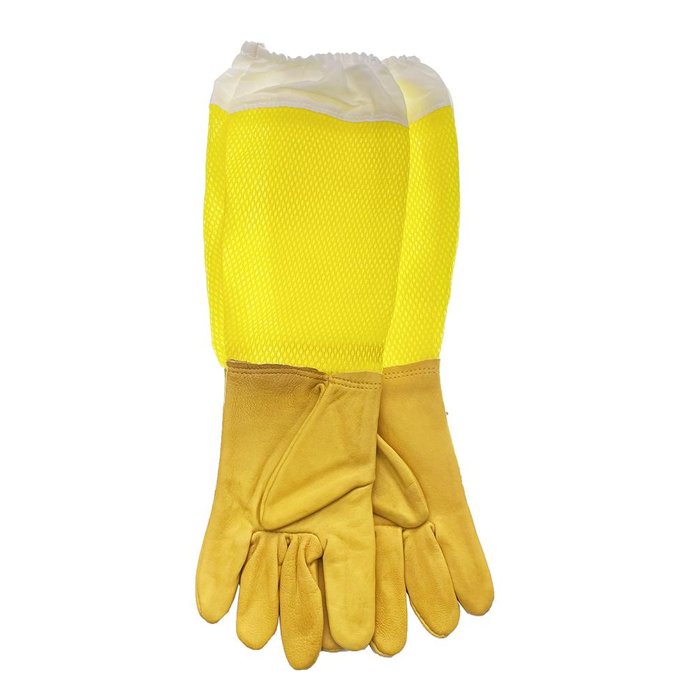 

Перчатки пчеловода, защищающие руки от укусов пчел, перчатки для пчеловодов, мягкие, прочные, очень большого размера, доступные на ферме XL