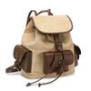 Vintage Farbblock Rucksack College Stil Schultasche Reise Rucksack