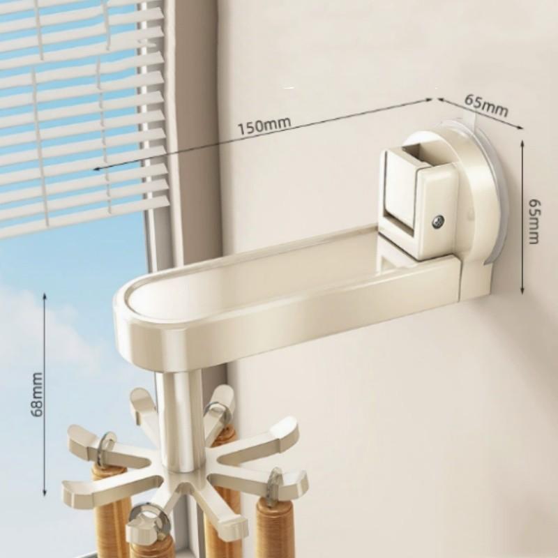 Aluminum Wall Mount Kitchen Hooks With Strong Suction For Utensil Storage