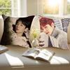B-Baekhyuns Pillow Case Removable Washable Cushion Cover – All-Season Soft Linen