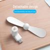 USB Mini Fan for Apple & Android Phones, Student & Office Use, Type-C Compatible