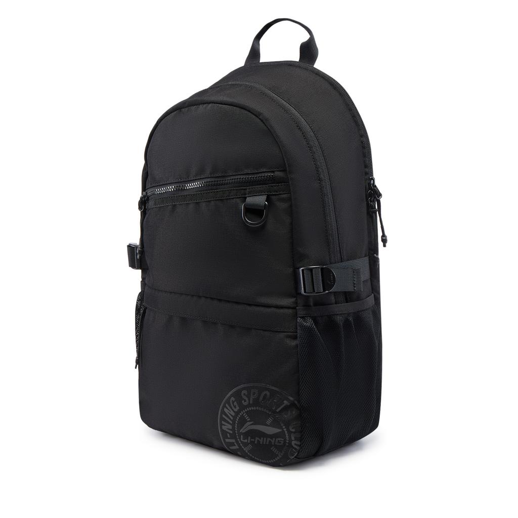 Li Ning Polyester Backpack Unisex Black ABSV219-1