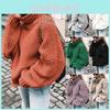 Stylish Winter Women's High Neck Pullover Long Sleeve Sweater For Ultimate Warmth