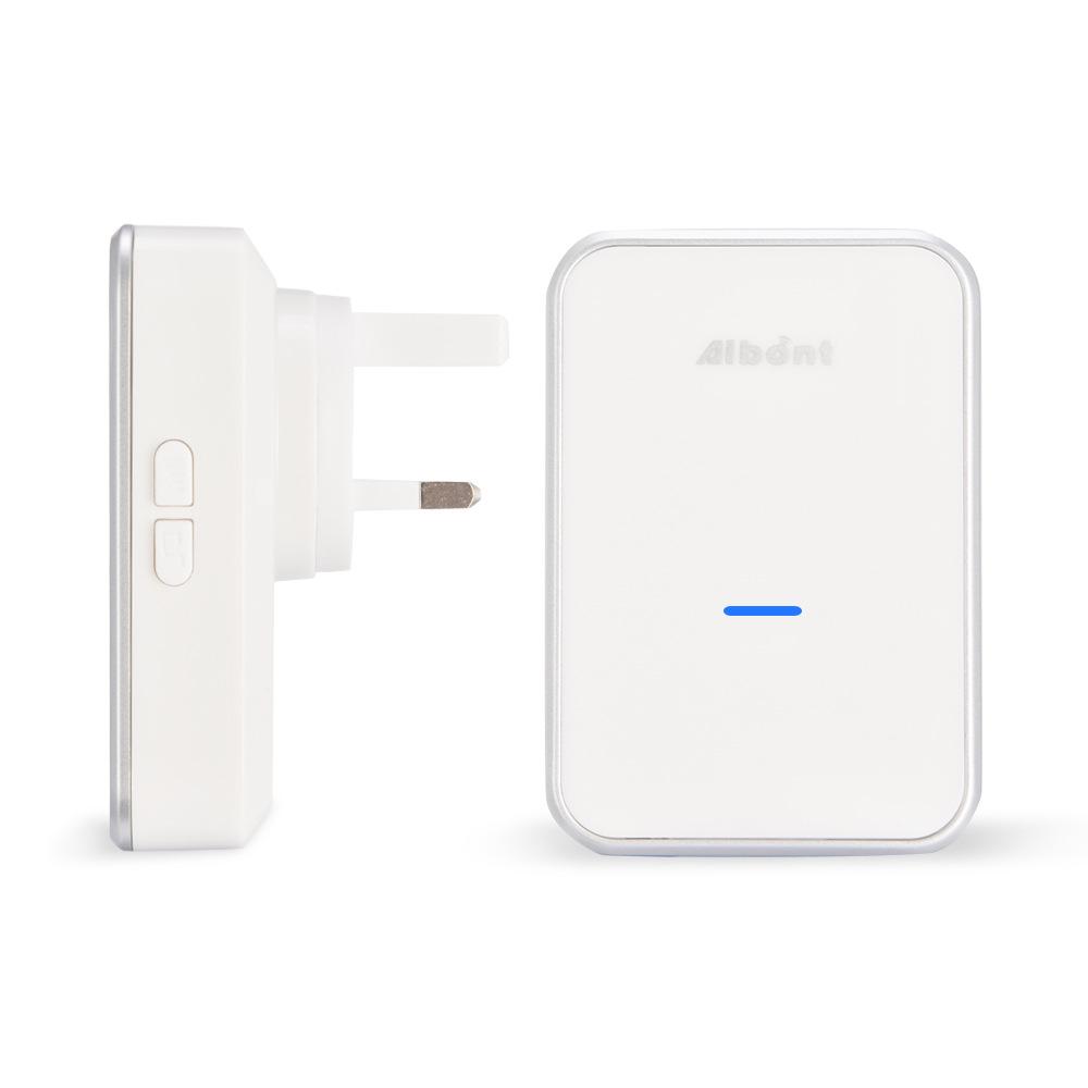 Smart Wireless Self-Powered Doorbell with UK/EU Plug - Dual Music System
