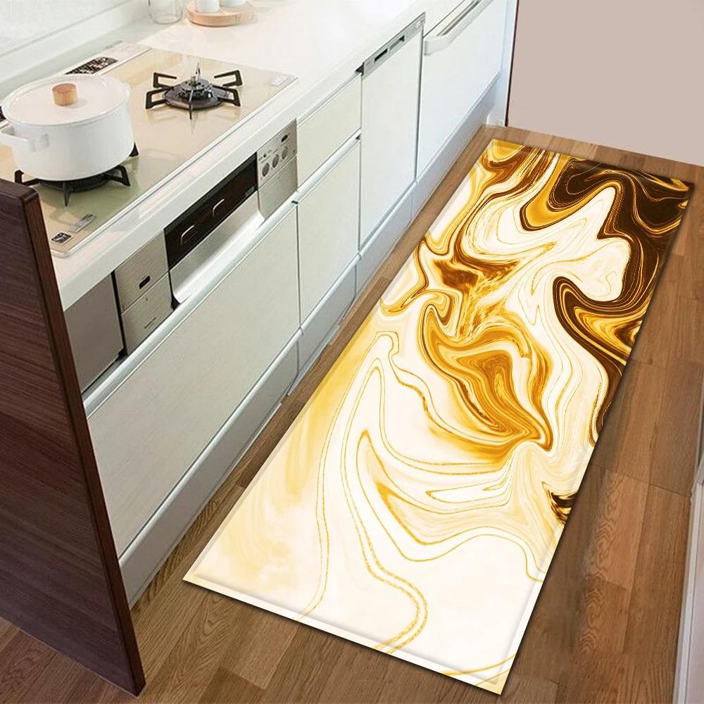 Oil Painting Graffiti Pattern Home Kitchen Floor Mat Door Front Decoration Floor Mat