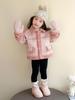 Autumn/Winter 2025 Girls' Fleece-Lined Lambswool Coat - Thick, Fashionable, Warm Baby Girl Outerwear