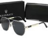 Óculos de Sol Novos 2025 Maserati Óculos de Sol com Armação Grande Óculos de Sol Polarizados Maserati para Dirigir Homem