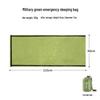 Orange Emergency Aluminum Sleeping Bag with Storage – Cold Protection & Disaster Relief