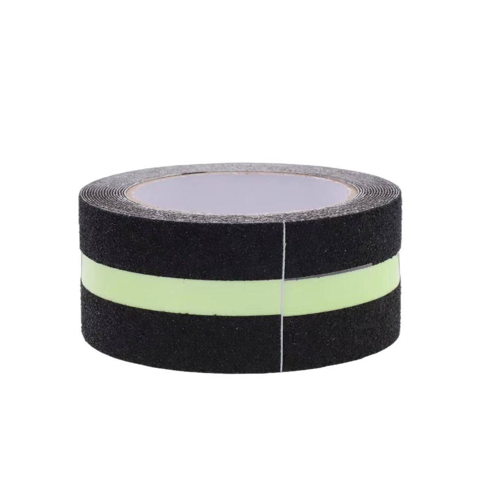 Glow In the Dark Anti Slip Tape 5CM X 5M Abrasive Surface Traction Tape Green Stripe Waterproof Non Skid Safety Tape Stair Tread