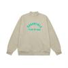 Unisex FOG Icon Double-Line Hoodie Cotton Warm Fleece Lined Crewneck Sweatshirt Winter Streetwear