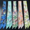 Silk Material Women Scarf Narrow Long Neck Scarves Fashion Neck Strap  Women Accessories