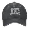 Compact Disc (CD) digital audio authorized logo (white) Baseball Cap Trucker Cap hard hat beach hat Unisex Tennis Women's