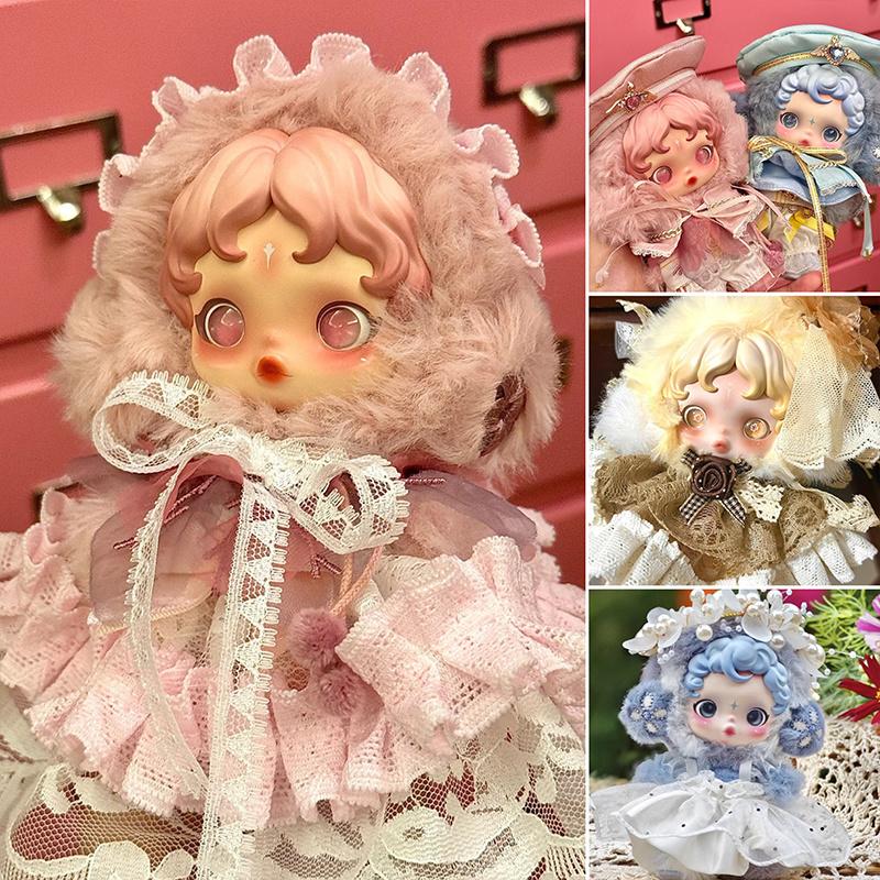 10cm Mini Doll Clothes For Skullpanda V1/V2 L'Impressionnisme Series Princess Dress Replacement Doll Outfit Accessories Gifts