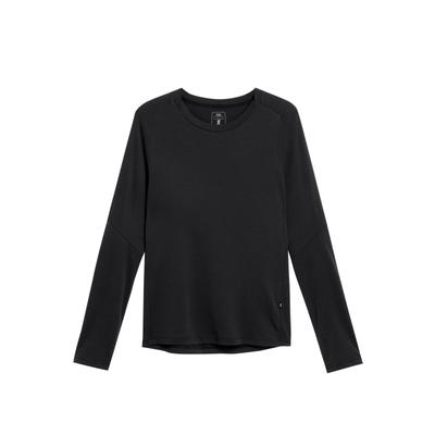 On X Focus Collaborati Fashi Sweat-Wicking Quick-Dry Soft Comfortable Lg Sleeve T-Shirt Women Tops Black 1WD30120553