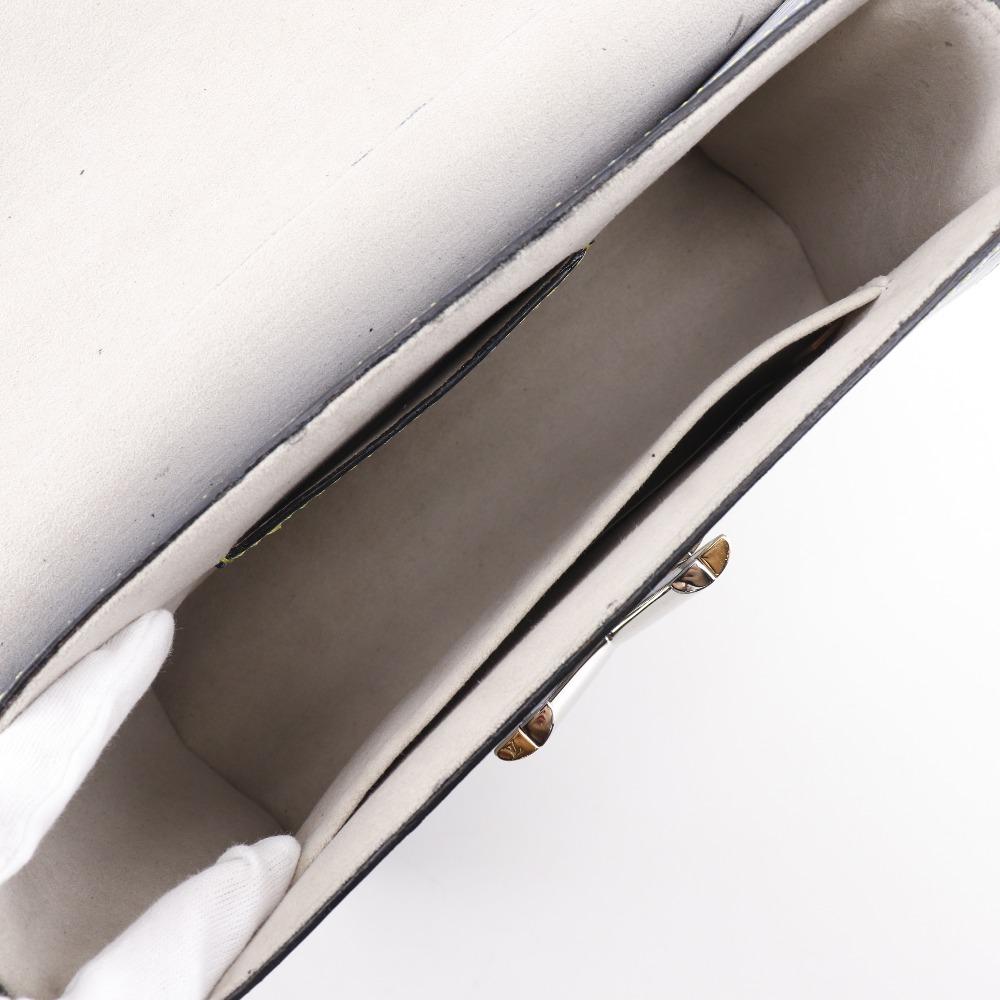 Louis Vuitton Twist MM Shoulder Bag M50271 Epi Denim Epi Leather Women Used