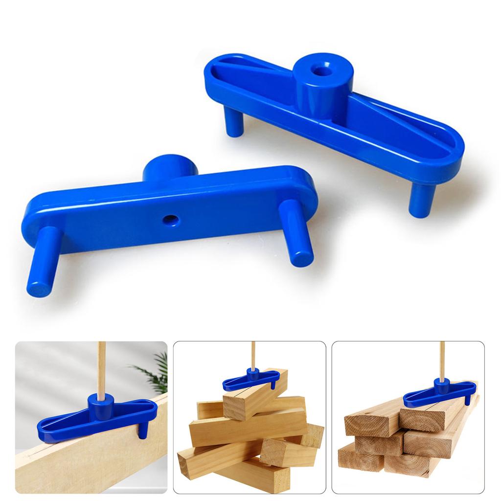 2Pcs Woodworking Center Finder Center Scribe Line Locator For Precise Marking On Boards And Panels ABS Durable Design