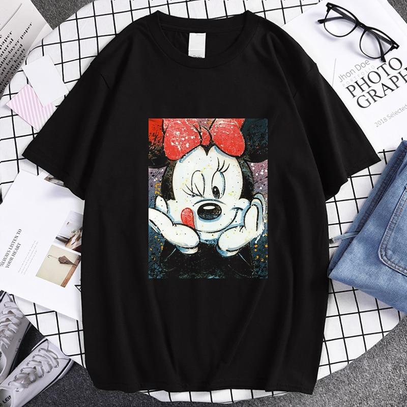 Buy Minnie Mickey Mouse Snow White Women S T Shirts Graphic T Shirts Kawaii Clothes Men T Shirt T Shirts For Girls Aesthetic Clothes At Affordable Prices Free Shipping Real Reviews With Photos