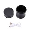 Taza dosificadora de café digital con báscula, taza portátil recargable para pesar granos de café con pantalla LED Café Negro